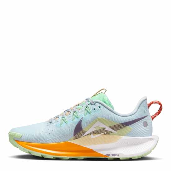 Nike Reactx Pegasus Trail 5 Running Shoes Womens Глациер Син Дамски туристически сандали