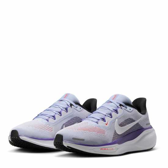 Nike Pegasus 41 Womens Road Running Shoes Ghost/Wht-Prpl Дамски маратонки за бягане