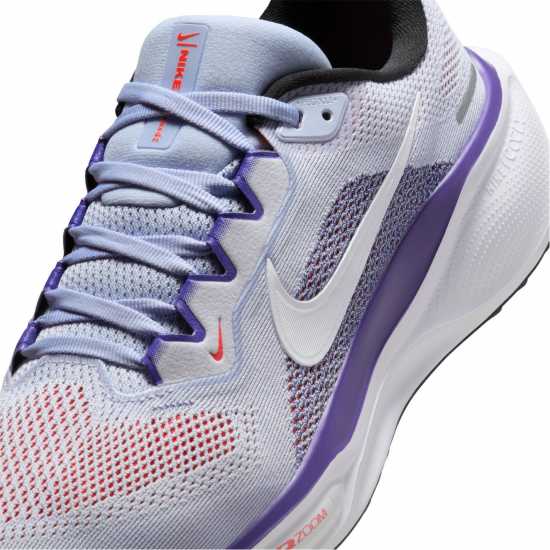 Nike Pegasus 41 Womens Road Running Shoes Ghost/Wht-Prpl Дамски маратонки за бягане