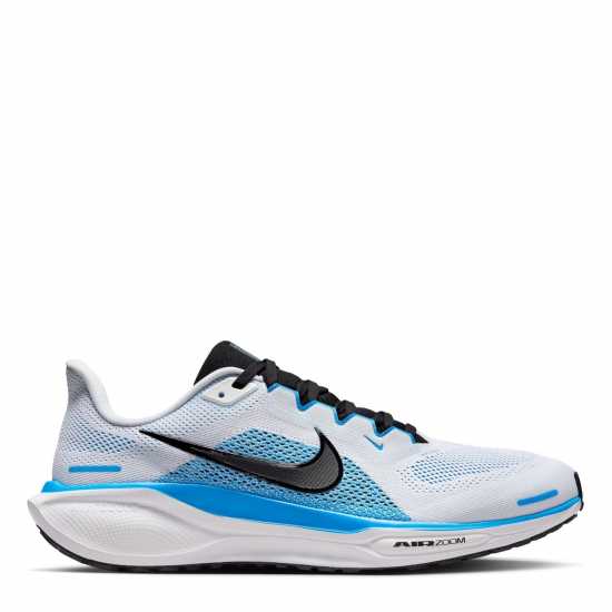 Nike Мъжки Обувки За Бягане Pegasus 41 Road Running Shoes Mens Бяло/Черно-Синьо Nike Мъжки Обувки За Бягане Pegasus 41 Road Running Shoes Mens