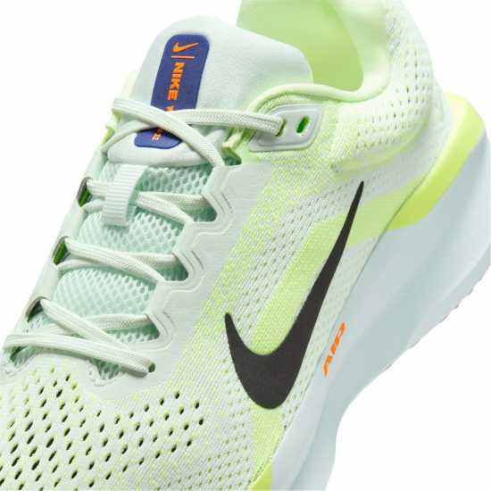Nike Winflo 11 Womens Road Running Shoes Green/Blk/Volt 