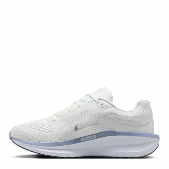 Nike Winflo 11 Womens Road Running Shoes Смт Бяло/Металик 