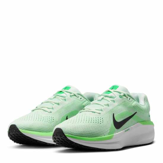 Nike Winflo 11 Mens Road Running Shoes Зелено/Черно-Зелено Мъжки маратонки