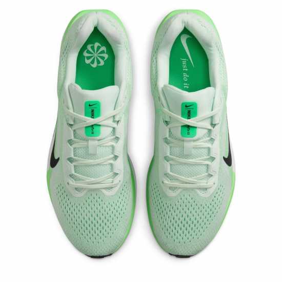 Nike Winflo 11 Mens Road Running Shoes Зелено/Черно-Зелено Мъжки маратонки