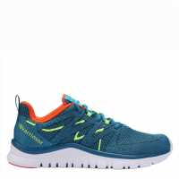 Karrimor Duma 5 Junior Boy Running Shoes Blue/Lime Детски маратонки