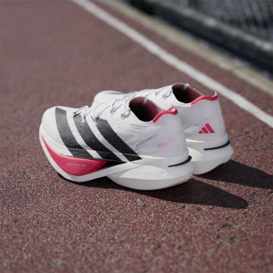 Adidas Мъжки Обувки За Бягане Adizero Prime X3 Strung Running Shoes Mens White/Black Мъжки маратонки