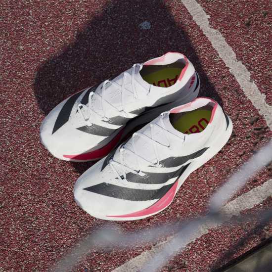 Adidas Мъжки Обувки За Бягане Adizero Prime X3 Strung Running Shoes Mens White/Black Мъжки маратонки