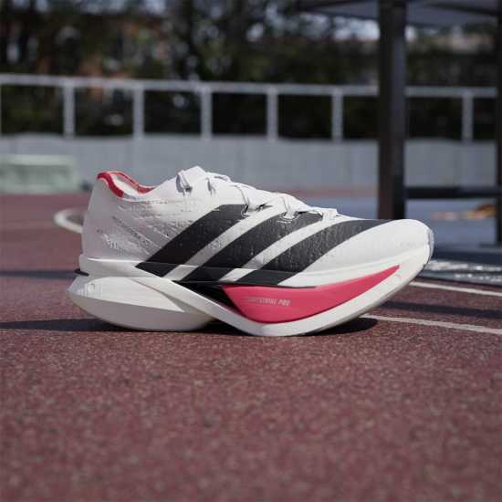 Adidas Мъжки Обувки За Бягане Adizero Prime X3 Strung Running Shoes Mens White/Black Мъжки маратонки