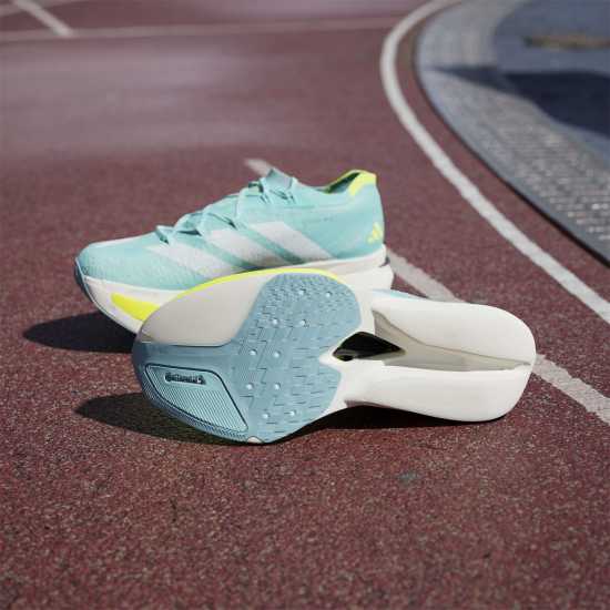 Adidas Мъжки Обувки За Бягане Adizero Prime X3 Strung Running Shoes Mens Flash Aqua Мъжки маратонки