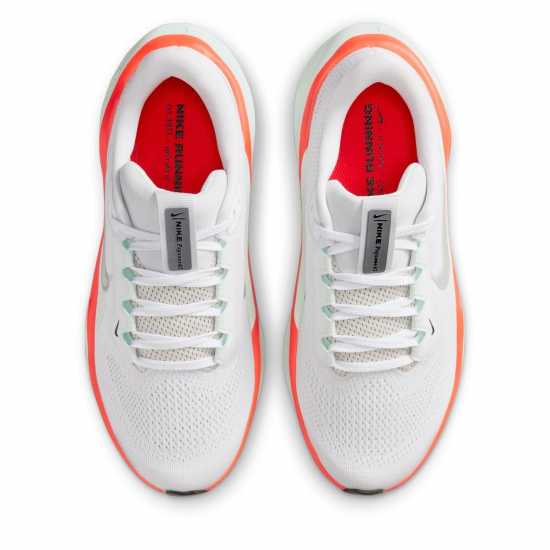 Nike Юношески Обувки Air Zoom Pegasus 41 Road Running Shoes Juniors Wht/Mtlc Silv Детски маратонки