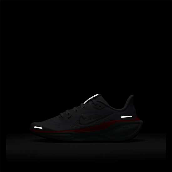 Nike Юношески Обувки Air Zoom Pegasus 41 Road Running Shoes Juniors Wht/Mtlc Silv Детски маратонки