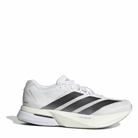 Adidas Мъжки Обувки За Бягане Adizero Boston 13 Road Running Shoes Mens Wte/Blk/Grey Мъжки маратонки