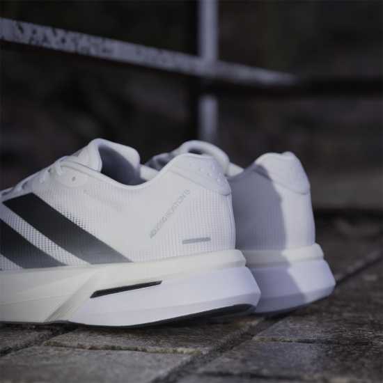Adidas Мъжки Обувки За Бягане Adizero Boston 13 Road Running Shoes Mens Wte/Blk/Grey Мъжки маратонки