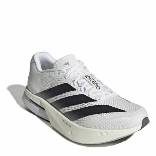 Adidas Мъжки Обувки За Бягане Adizero Boston 13 Road Running Shoes Mens Wte/Blk/Grey Мъжки маратонки