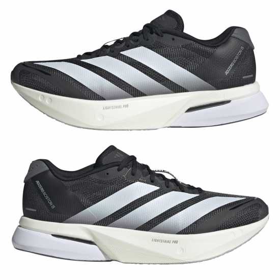 Adidas Мъжки Обувки За Бягане Adizero Boston 13 Road Running Shoes Mens Черно/Бяло Мъжки маратонки