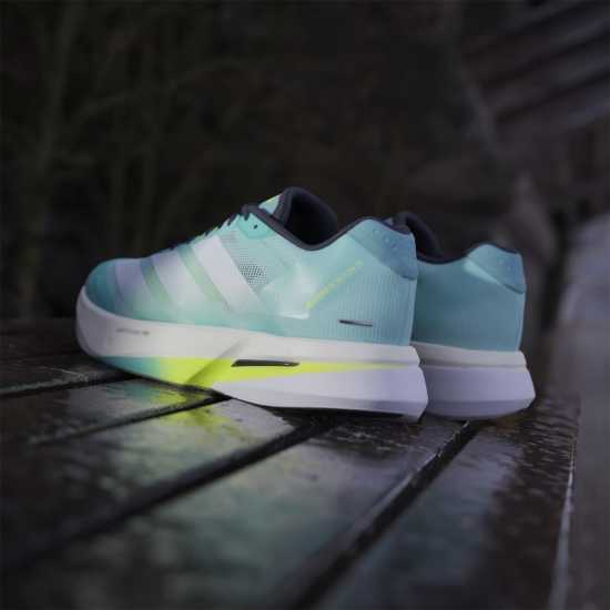 Adidas Мъжки Обувки За Бягане Adizero Boston 13 Road Running Shoes Mens Светло аква Мъжки маратонки