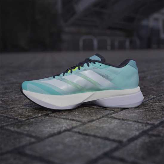 Adidas Мъжки Обувки За Бягане Adizero Boston 13 Road Running Shoes Mens Светло аква Мъжки маратонки