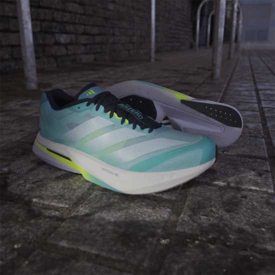 Adidas Мъжки Обувки За Бягане Adizero Boston 13 Road Running Shoes Mens Светло аква Мъжки маратонки