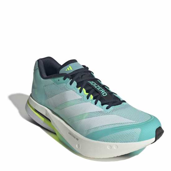 Adidas Мъжки Обувки За Бягане Adizero Boston 13 Road Running Shoes Mens Светло аква Мъжки маратонки
