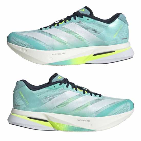 Adidas Мъжки Обувки За Бягане Adizero Boston 13 Road Running Shoes Mens Светло аква Мъжки маратонки