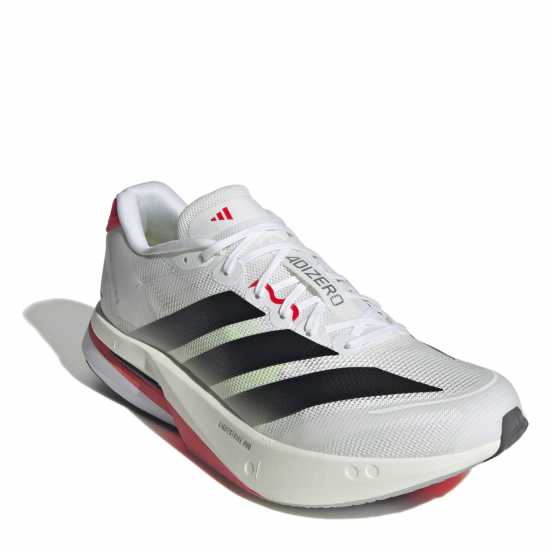 Adidas Мъжки Обувки За Бягане Adizero Boston 13 Road Running Shoes Mens Бяло/Червено Мъжки маратонки