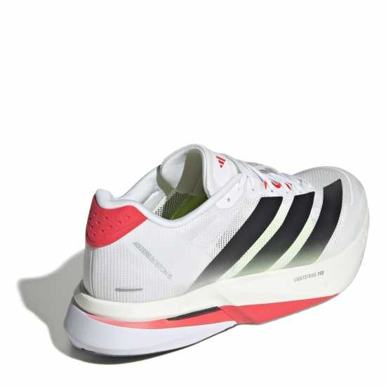 Adidas Мъжки Обувки За Бягане Adizero Boston 13 Road Running Shoes Mens Бяло/Червено Мъжки маратонки