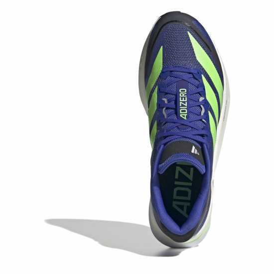 Мъжки маратонки Adidas Мъжки Обувки За Бягане Adizero Boston 13 Road Running Shoes Mens Blue/Lim/Blk Adidas Мъжки Обувки За Бягане Adizero Boston 13 Road Running Shoes Mens Blue/Lim/Blk Мъжки маратонки