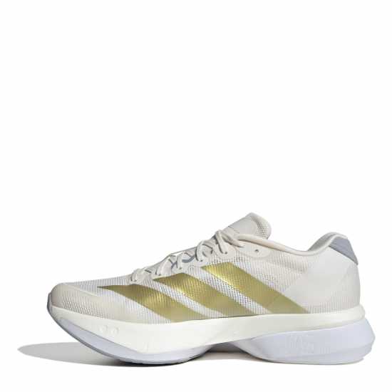 Adidas Мъжки Обувки За Бягане Adizero Boston 13 Road Running Shoes Mens Wte/Gold/Sil Мъжки маратонки