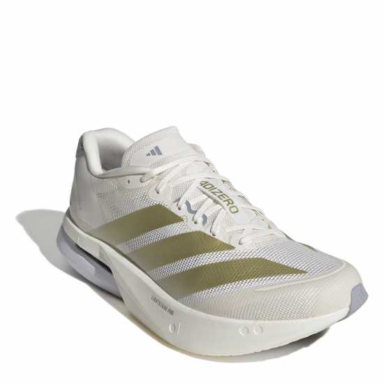 Adidas Мъжки Обувки За Бягане Adizero Boston 13 Road Running Shoes Mens Wte/Gold/Sil Мъжки маратонки