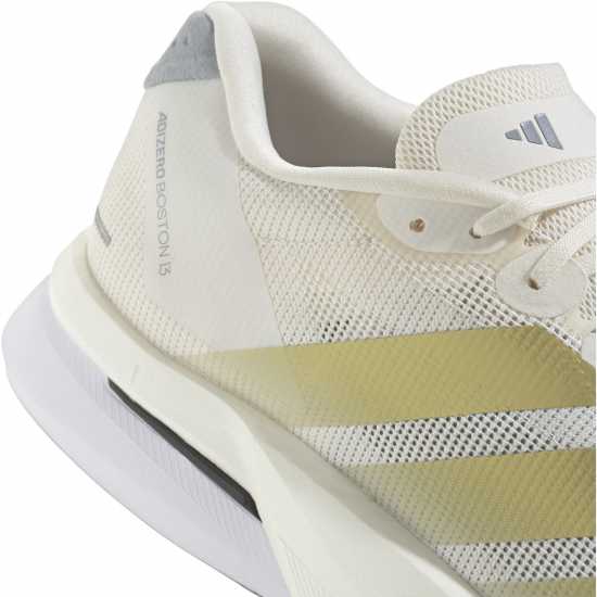 Adidas Мъжки Обувки За Бягане Adizero Boston 13 Road Running Shoes Mens Wte/Gold/Sil Мъжки маратонки