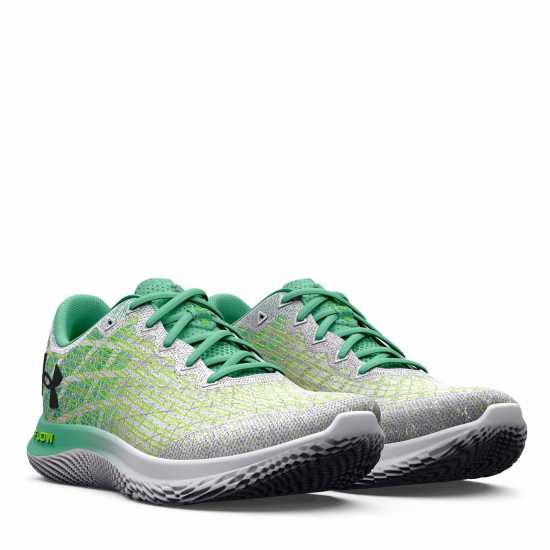 Under Armour Women's Flow Vel Wind Fast Neutral Road Running Shoes White 