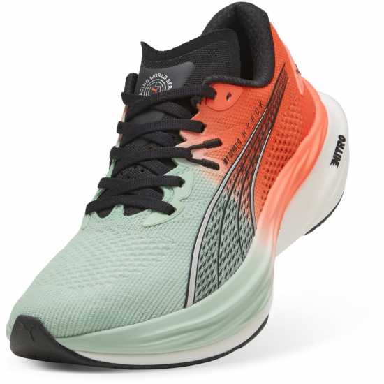 Puma Deviate Nitro 3 Fade Road Running Shoes Womens Хирокс Червено/Синьо Дамски маратонки за бягане