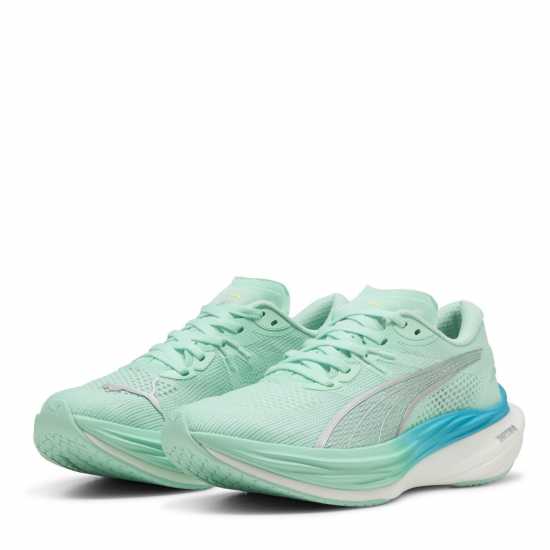 Дамски маратонки за бягане Puma Deviate Nitro 3 Fade Road Running Shoes Womens Mint Melt Puma Deviate Nitro 3 Fade Road Running Shoes Womens Mint Melt Дамски маратонки за бягане