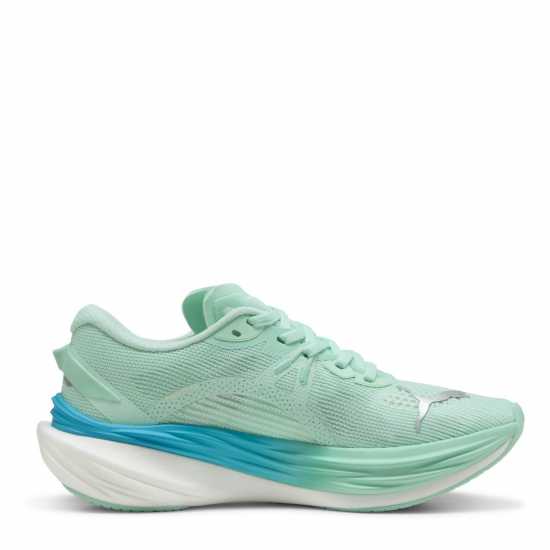 Дамски маратонки за бягане Puma Deviate Nitro 3 Fade Road Running Shoes Womens Mint Melt Puma Deviate Nitro 3 Fade Road Running Shoes Womens Mint Melt Дамски маратонки за бягане