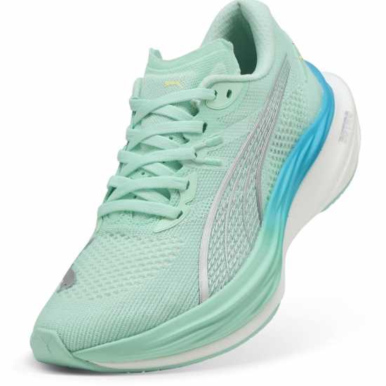 Дамски маратонки за бягане Puma Deviate Nitro 3 Fade Road Running Shoes Womens Mint Melt Puma Deviate Nitro 3 Fade Road Running Shoes Womens Mint Melt Дамски маратонки за бягане