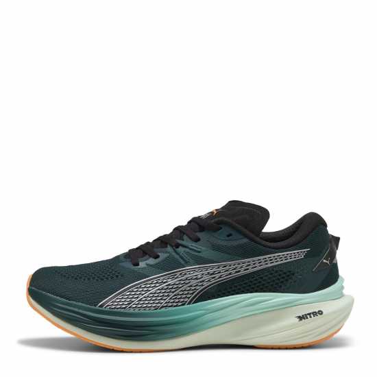 Puma Deviate Nitro 3 Running Shoes Men Зелен/Оранжев 