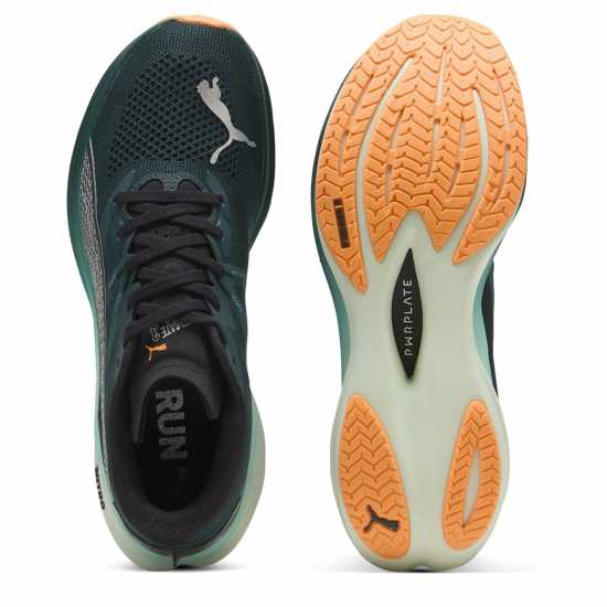 Puma Deviate Nitro 3 Running Shoes Men Зелен/Оранжев 