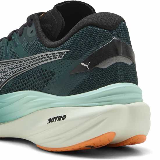 Puma Deviate Nitro 3 Running Shoes Men Зелен/Оранжев 