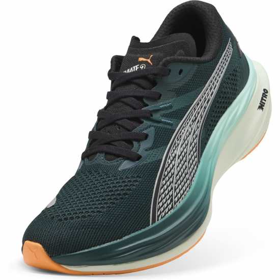 Puma Deviate Nitro 3 Running Shoes Men Зелен/Оранжев 