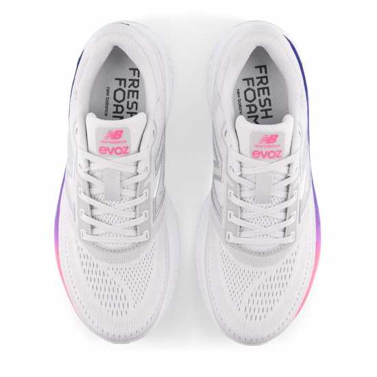 New Balance Nb Evoz V4 Road Running Shoes Womens Grey Matter/Pnk 