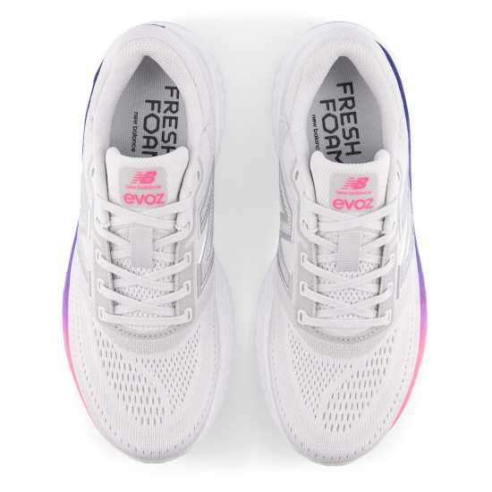 New Balance Nb Evoz V4 Running Shoes Womens Grey Matter/Pnk New Balance Nb Evoz V4 Running Shoes Womens Grey Matter/Pnk