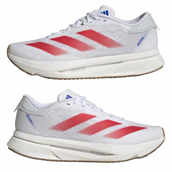 Дамски маратонки за бягане Adidas Adizero Sl2 Running Shoes Womens Бяло/Червено Adidas Adizero Sl2 Running Shoes Womens Бяло/Червено Дамски маратонки за бягане