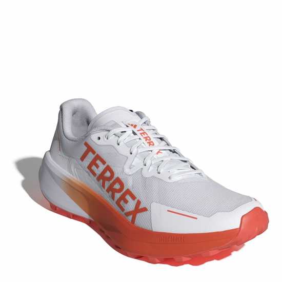 Adidas Маратонки За Бягане По Пътеки Terrex Agravic 3 Trail Running Shoes Бяло/Оранжево Мъжки туристически обувки