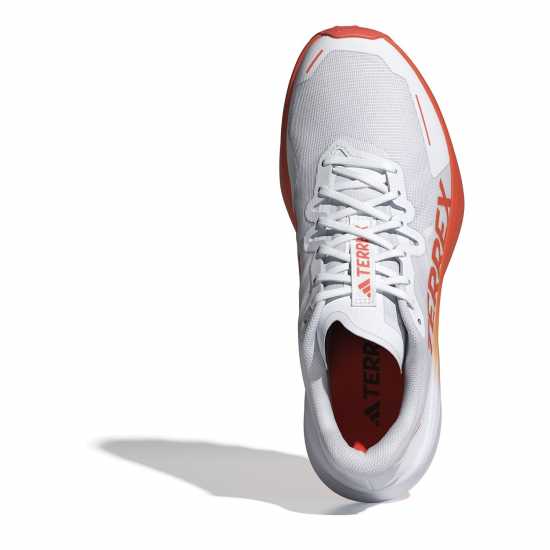 Adidas Маратонки За Бягане По Пътеки Terrex Agravic 3 Trail Running Shoes Бяло/Оранжево Мъжки туристически обувки