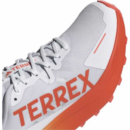 Adidas Маратонки За Бягане По Пътеки Terrex Agravic 3 Trail Running Shoes Бяло/Оранжево Мъжки туристически обувки