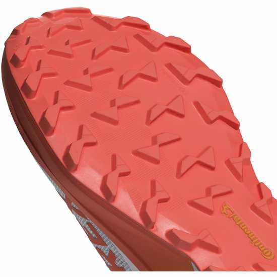 Adidas Маратонки За Бягане По Пътеки Terrex Agravic 3 Trail Running Shoes Бяло/Оранжево Мъжки туристически обувки