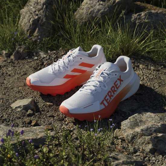 Дамски туристически сандали Adidas Мъжки Маратонки Бягане По Пътеки Terrex Agravic 3 Womens Trail Running Shoes Бяло/Оранжево Adidas Мъжки Маратонки Бягане По Пътеки Terrex Agravic 3 Womens Trail Running Shoes Бяло/Оранжево Дамски туристически сандали