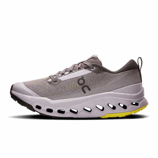 Маратонки За Бягане По Пътеки On Cloudsurfer Trail Running Shoes Womens Iron Lilac Дамски туристически сандали