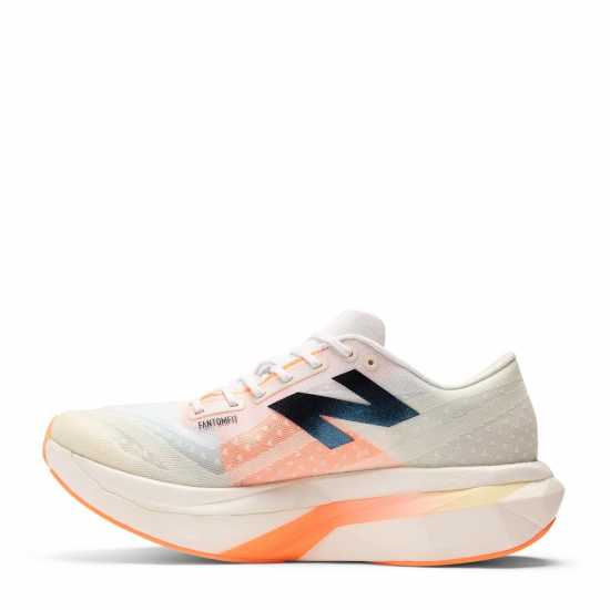 Мъжки Обувки За Бягане New Balance Fuelcell Supercomp Elite V4 Running Shoes Mens Бяло/Оранжево Мъжки маратонки