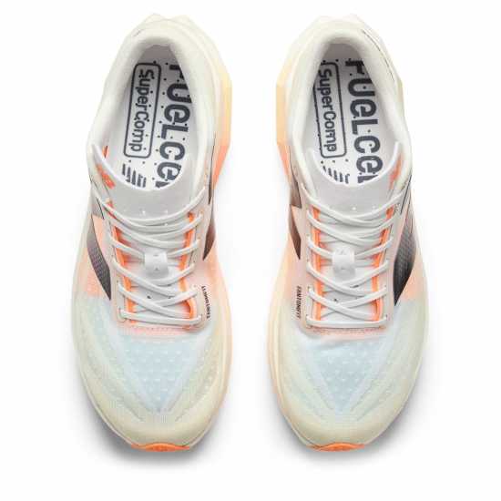 Мъжки Обувки За Бягане New Balance Fuelcell Supercomp Elite V4 Running Shoes Mens Бяло/Оранжево Мъжки маратонки